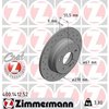 Zimmermann Brake Disc - Sport/Coated, 400141252 400141252